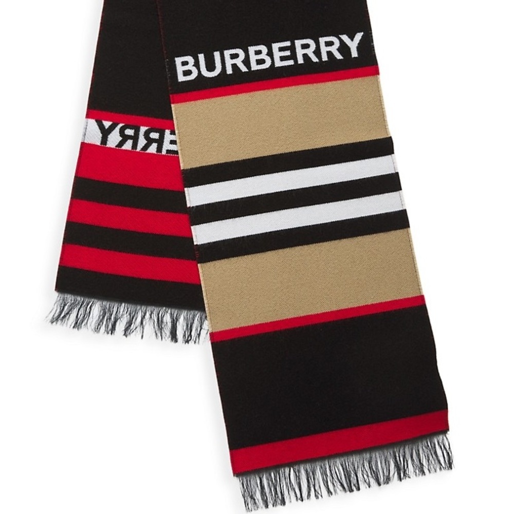 🆕 BURBERRY SCARF - Picture 3 of 3